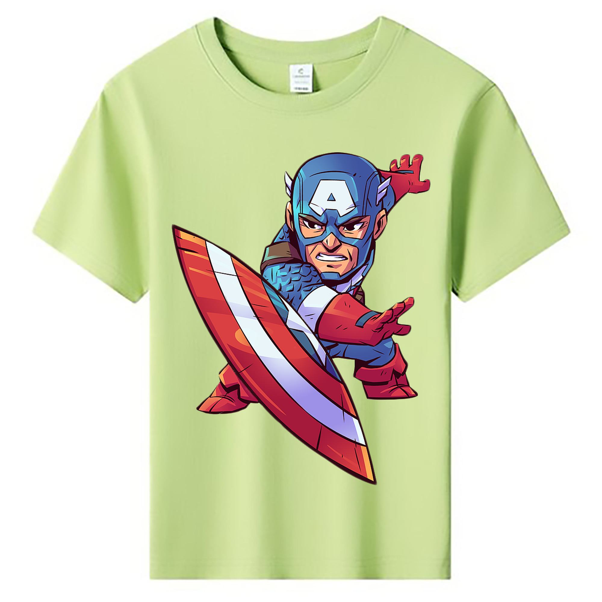 （画像用） アベンジャーズ The Avengers 綿100％キッズTシャツ（フロントプリント）